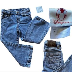Disney Store Y2K Flare Leg Denim Jeans Kids Sz 3
